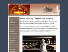 Tablet Screenshot of californiapolicebrutalitylawyers.com